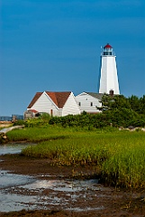 Low Tide on Muddy Shore by Lynde Point Light